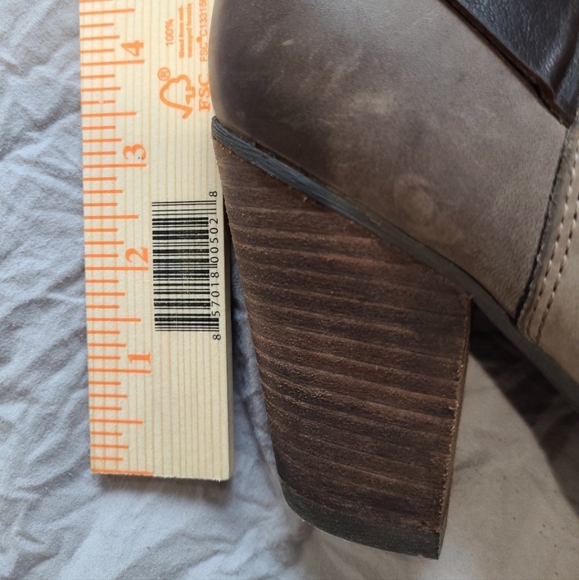 ALDO Taupe Brown strappy booties Womens size 39 or 8.5 - Picture 12 of 12